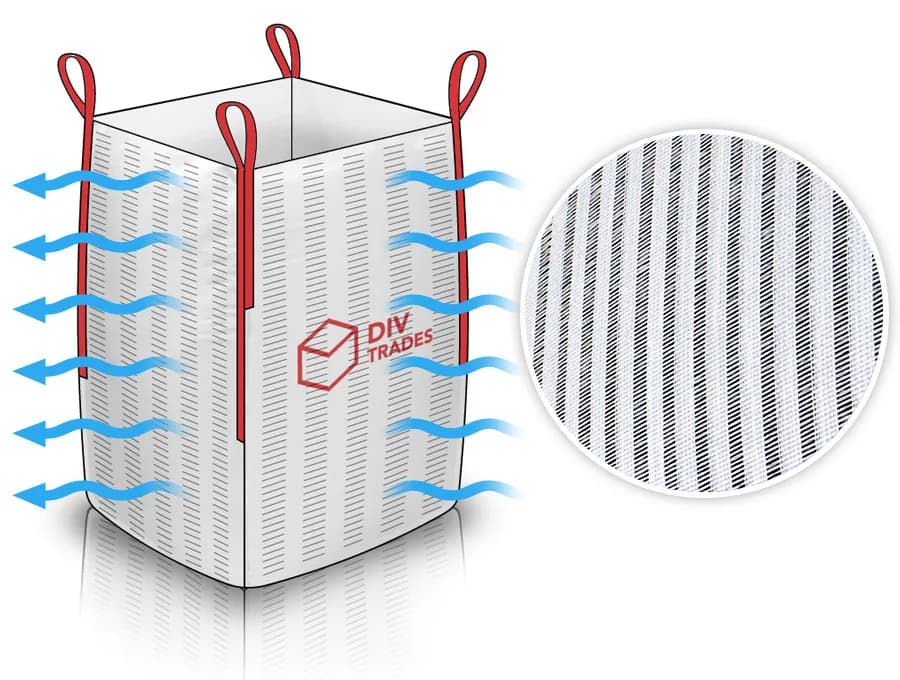 Ventilated big bags